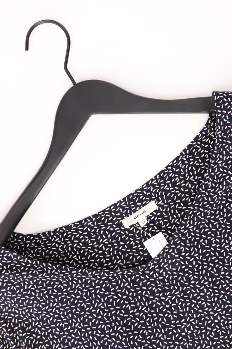 Opus Regular Bluse Gr. 38 3/4 Ärmel blau aus Viskose