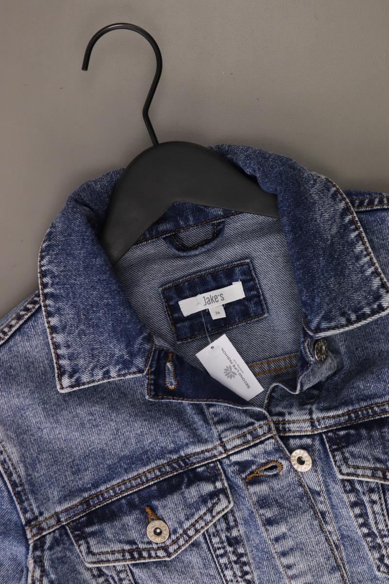 Jake*s Jeansjacke Gr. 36 blau aus Baumwolle