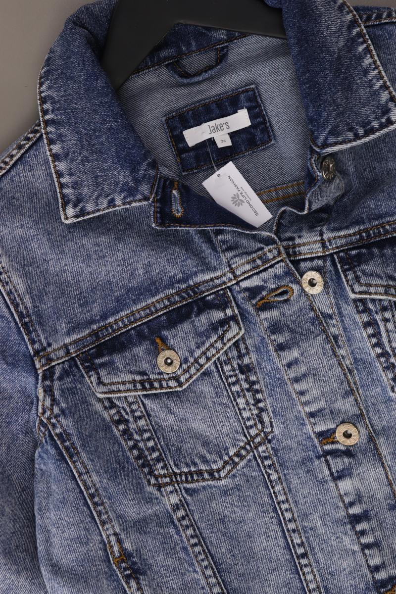 Jake*s Jeansjacke Gr. 36 blau aus Baumwolle