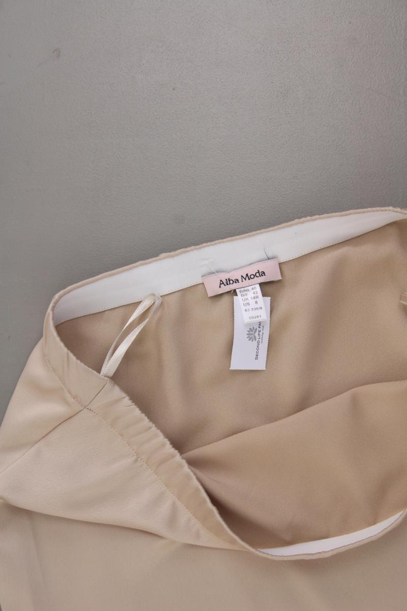 Alba Moda Stretchrock Gr. 40 neuwertig gold aus Polyester