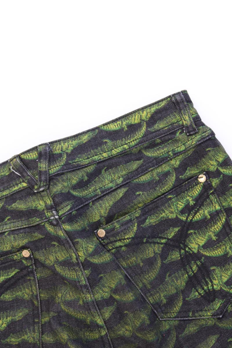 Versace x H&M Alligator Print Gr. W29 grün aus Baumwolle