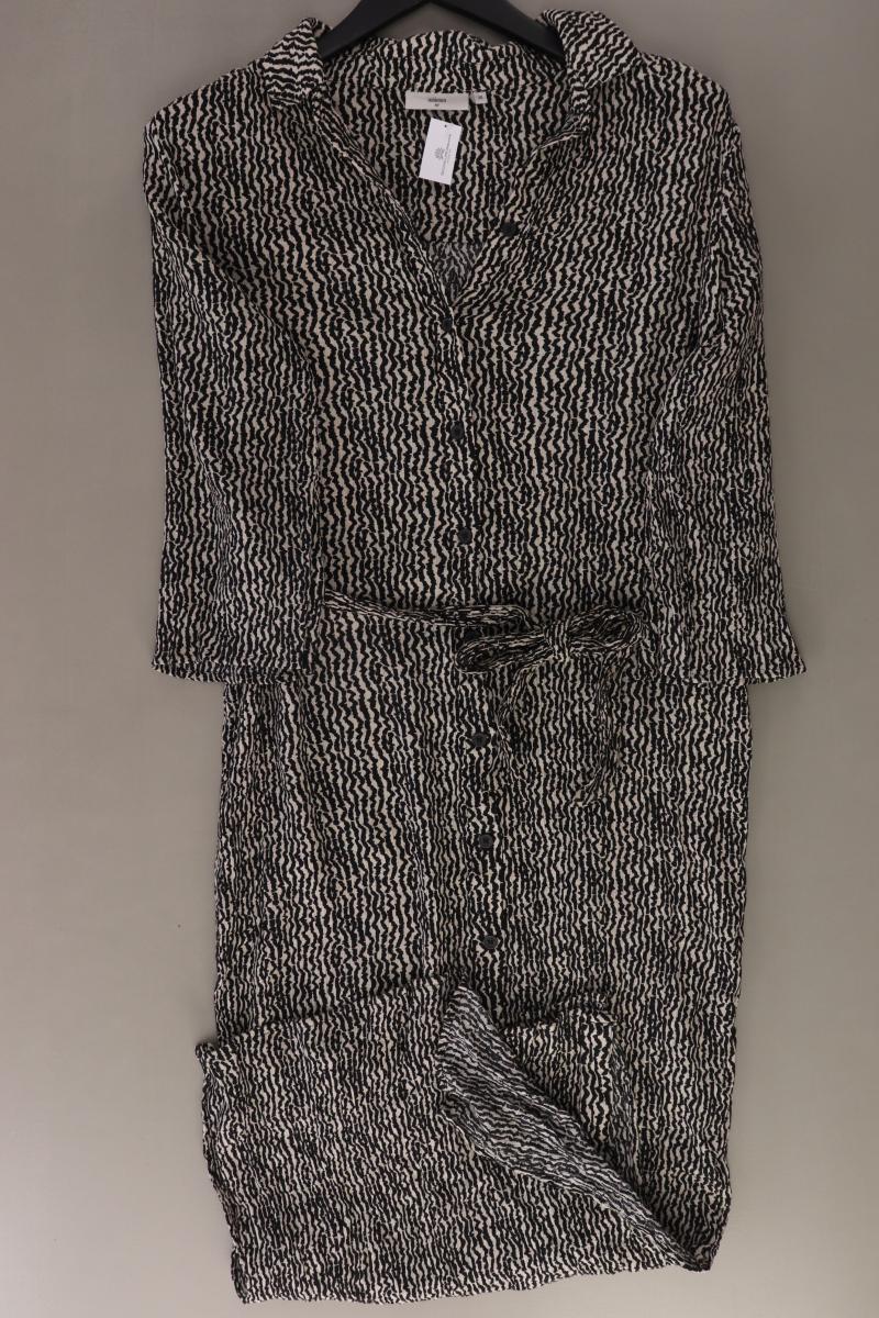 Minimum Maxikleid Gr. 38 3/4 Ärmel schwarz aus Viskose