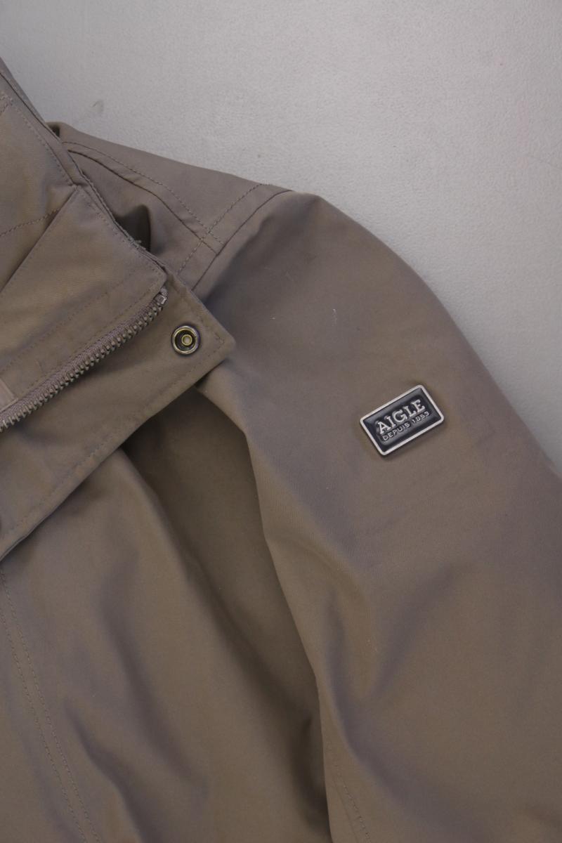 AIGLE Lange Jacke für Herren Gr. 54/56 braun aus Polyester