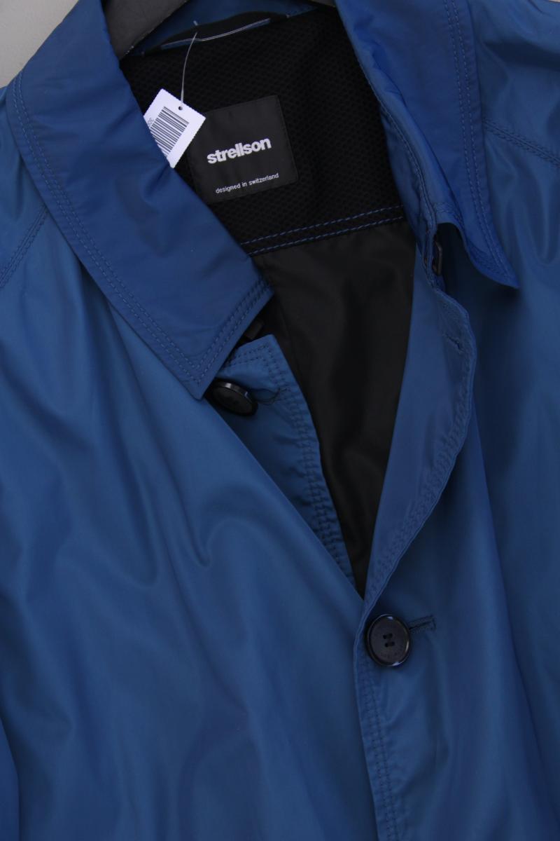 Strellson Übergangsmantel für Herren Gr. 54 neuwertig blau aus Nylon