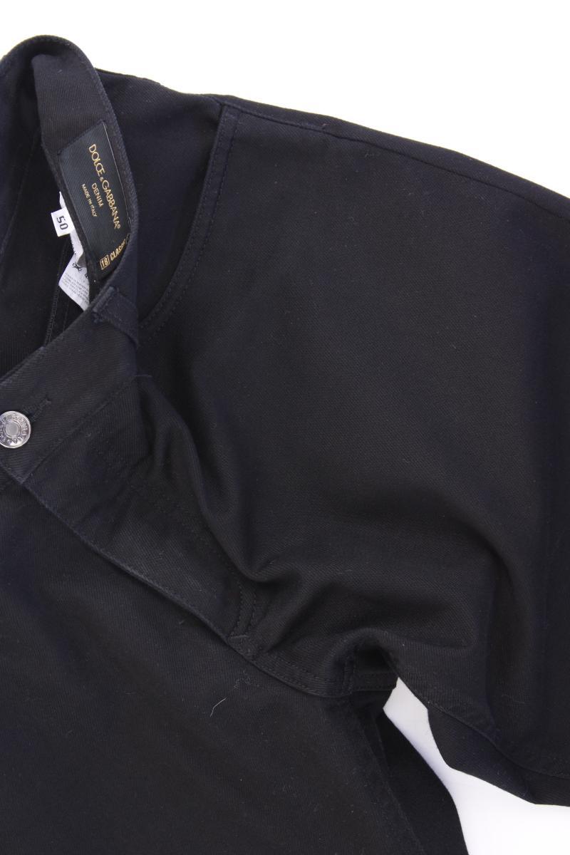 Dolce & Gabbana Hose für Herren Gr. 50 schwarz aus Baumwolle