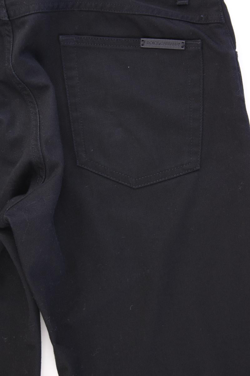Dolce & Gabbana Hose für Herren Gr. 50 schwarz aus Baumwolle
