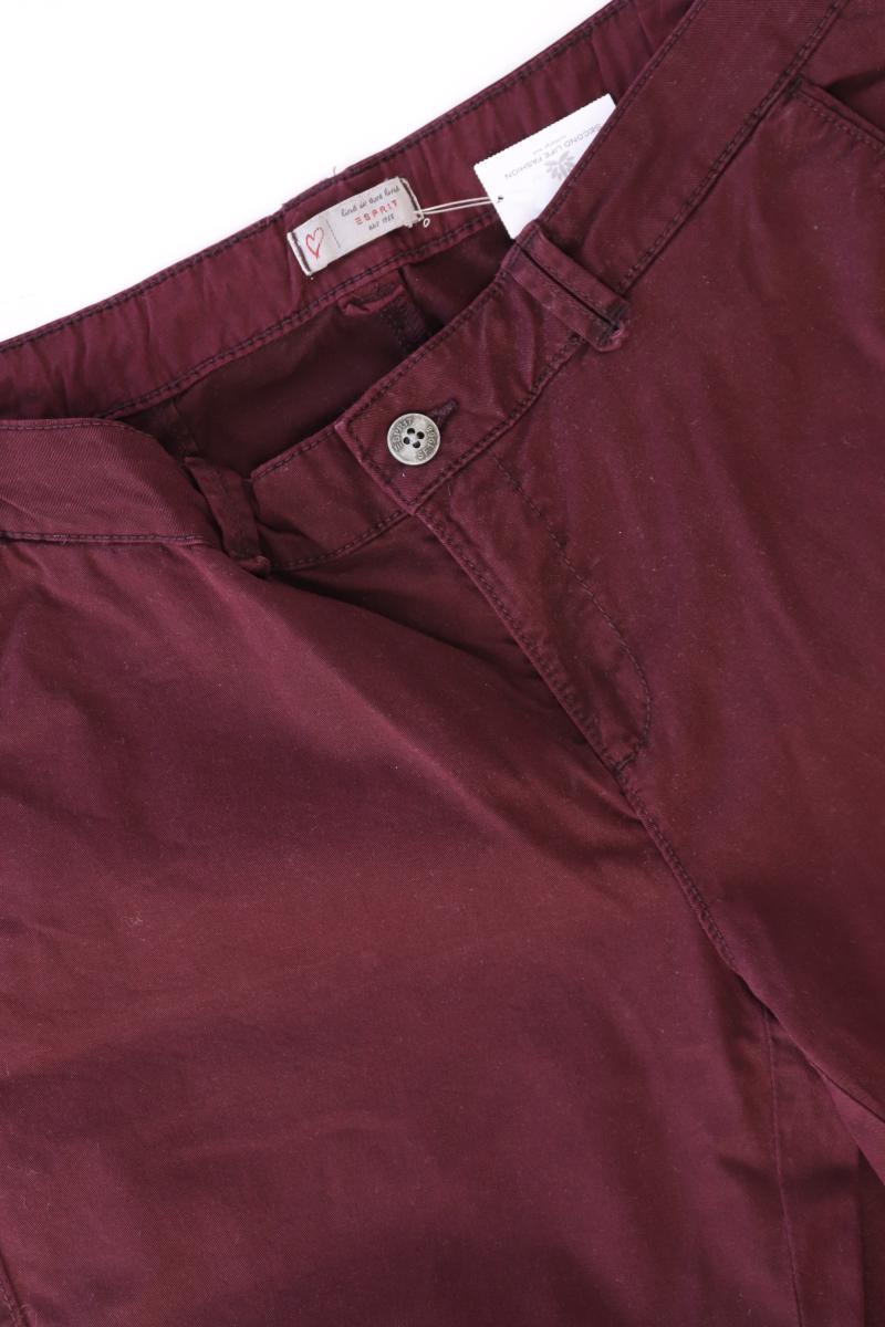 Esprit Chinohose Gr. 38/L32 lila aus Baumwolle