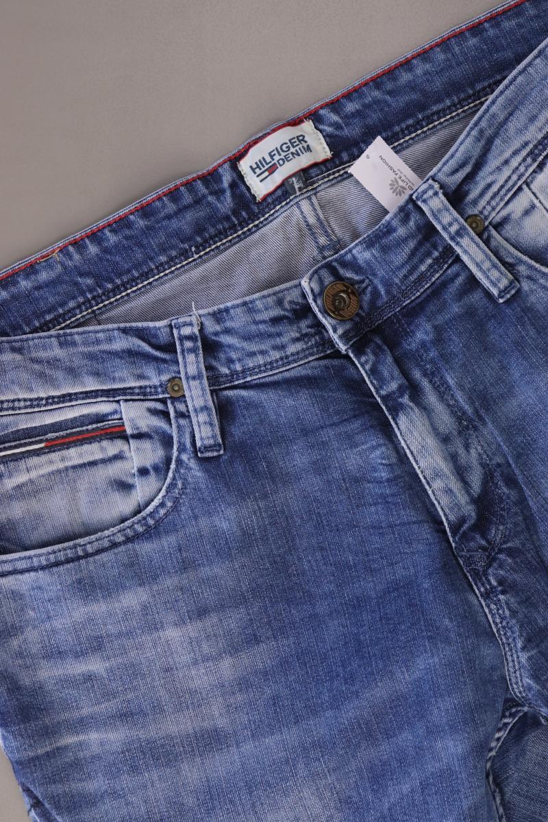 Hilfiger Denim Straight Jeans für Herren Gr. W34/L32 blau aus Baumwolle