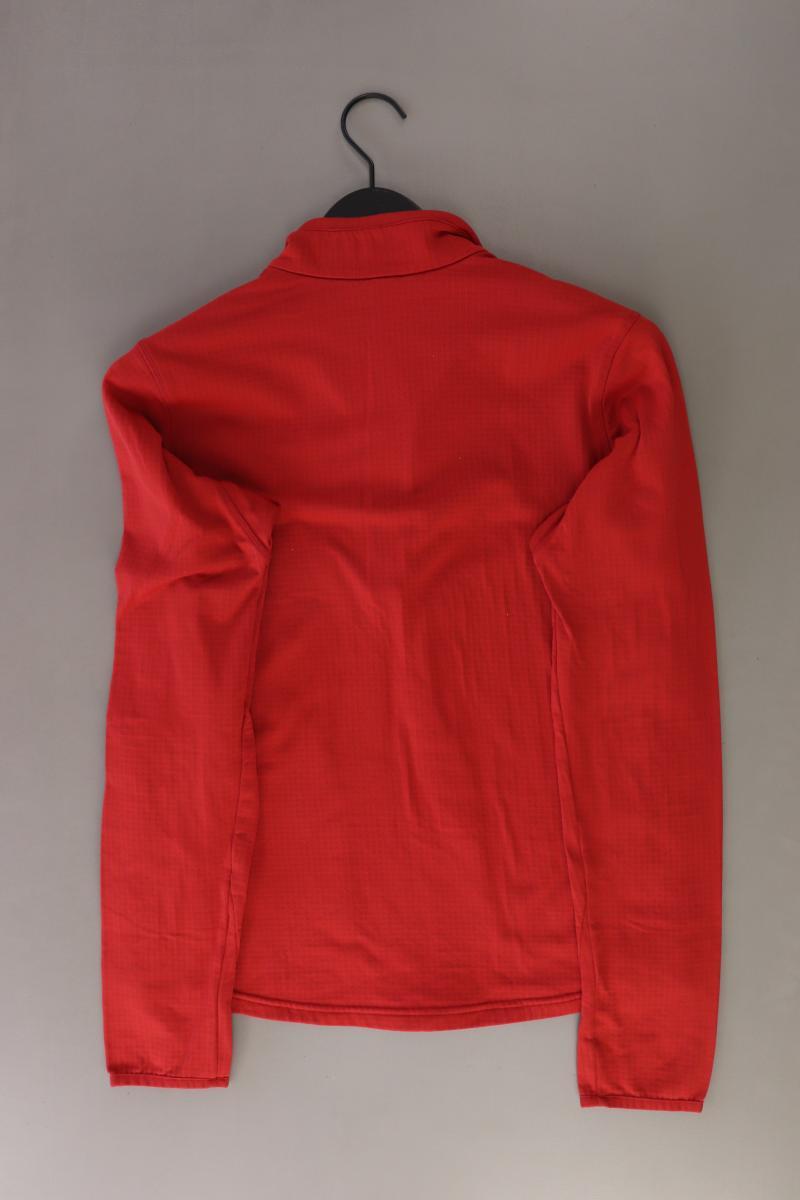 Quechua Longsleeve-Shirt Gr. M Langarm rot aus Polyester