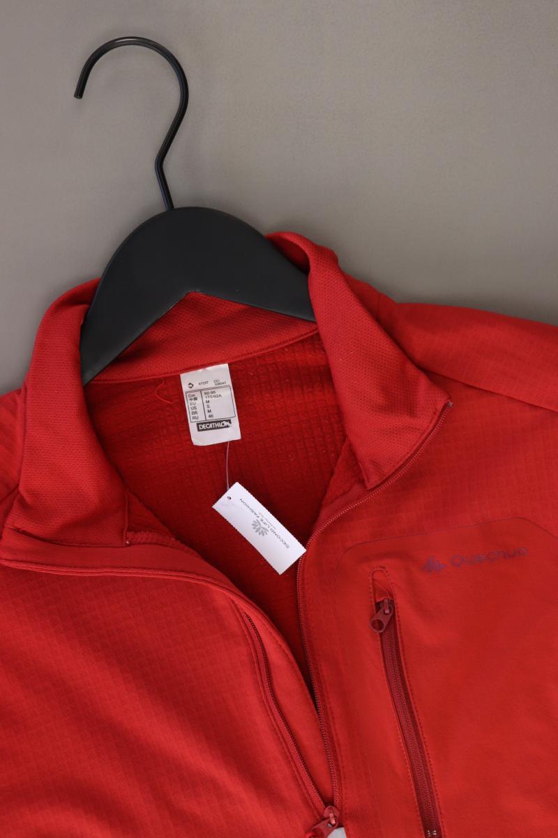 Quechua Longsleeve-Shirt Gr. M Langarm rot aus Polyester