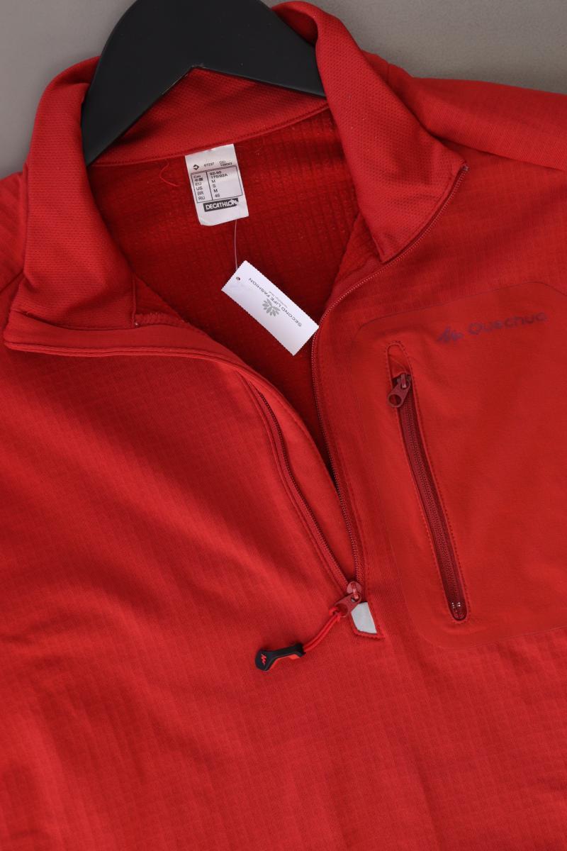 Quechua Longsleeve-Shirt Gr. M Langarm rot aus Polyester