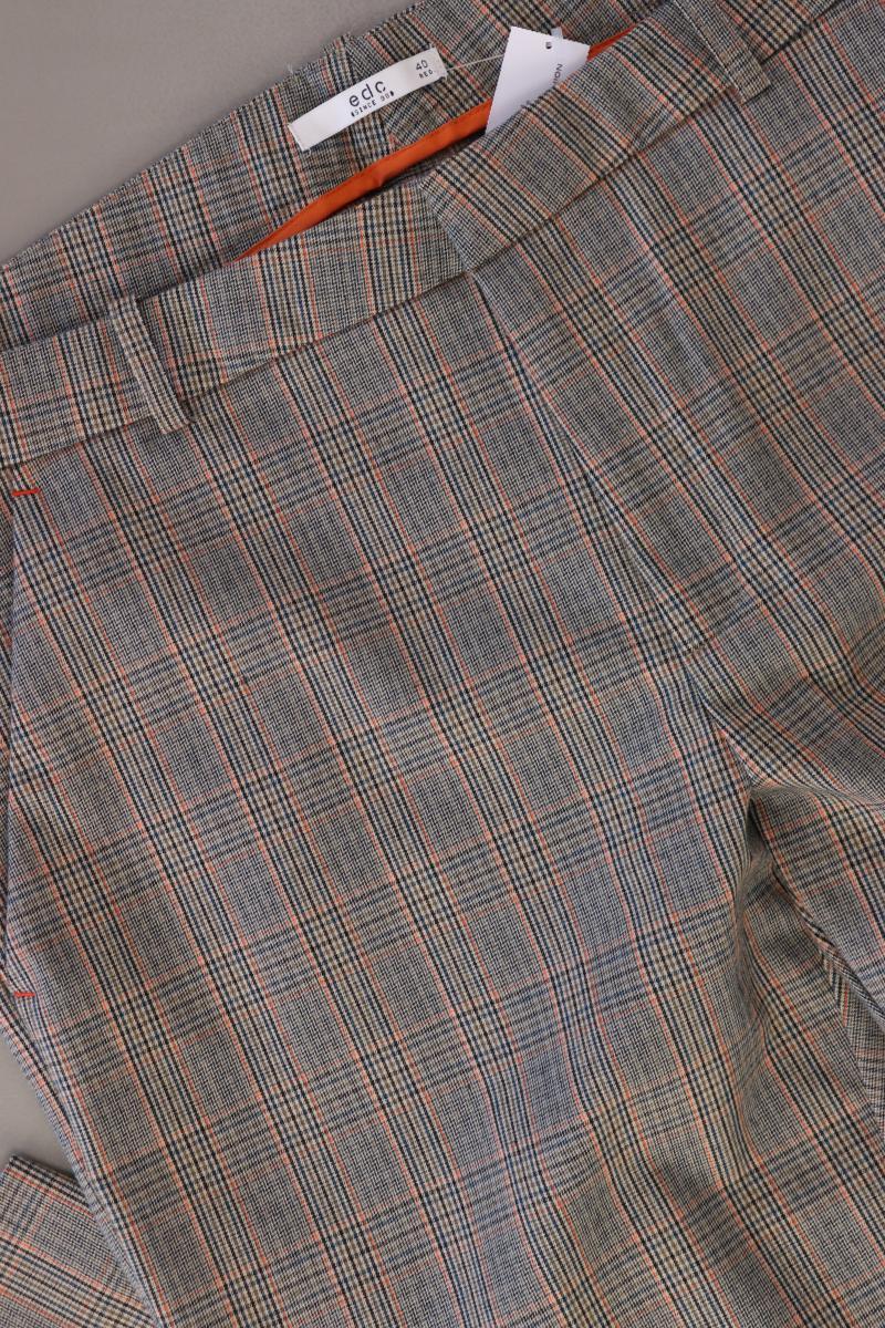 edc by Esprit Hose Gr. 40 kariert braun aus Polyester