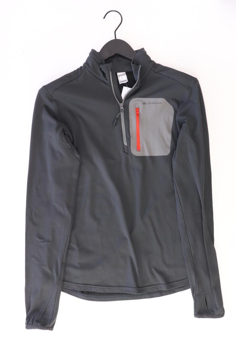 Quechua Longsleeve-Shirt Gr. L Langarm grau aus Polyester