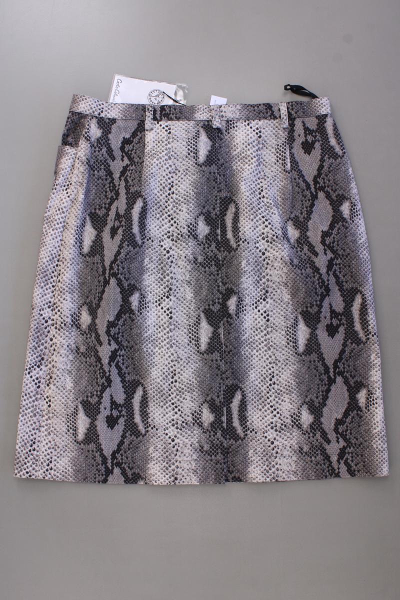 Carlo Colucci Rock Gr. 44 mit Tierdruck neu mit Etikett grau aus Baumwolle