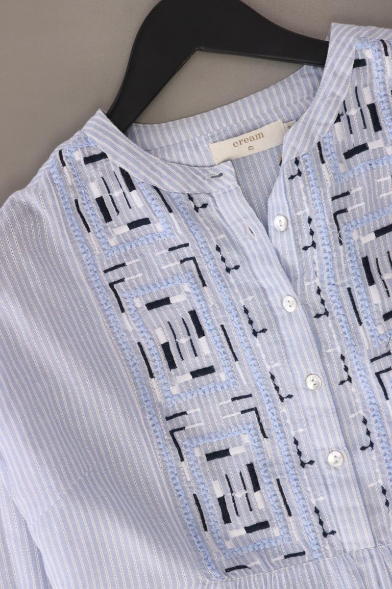 Cream Langarmbluse Gr. 34 gestreift blau aus Baumwolle