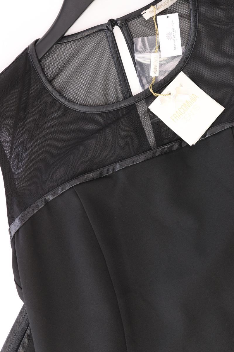 Fracomina Abendkleid Gr. L neu mit Etikett Ärmellos schwarz aus Polyester