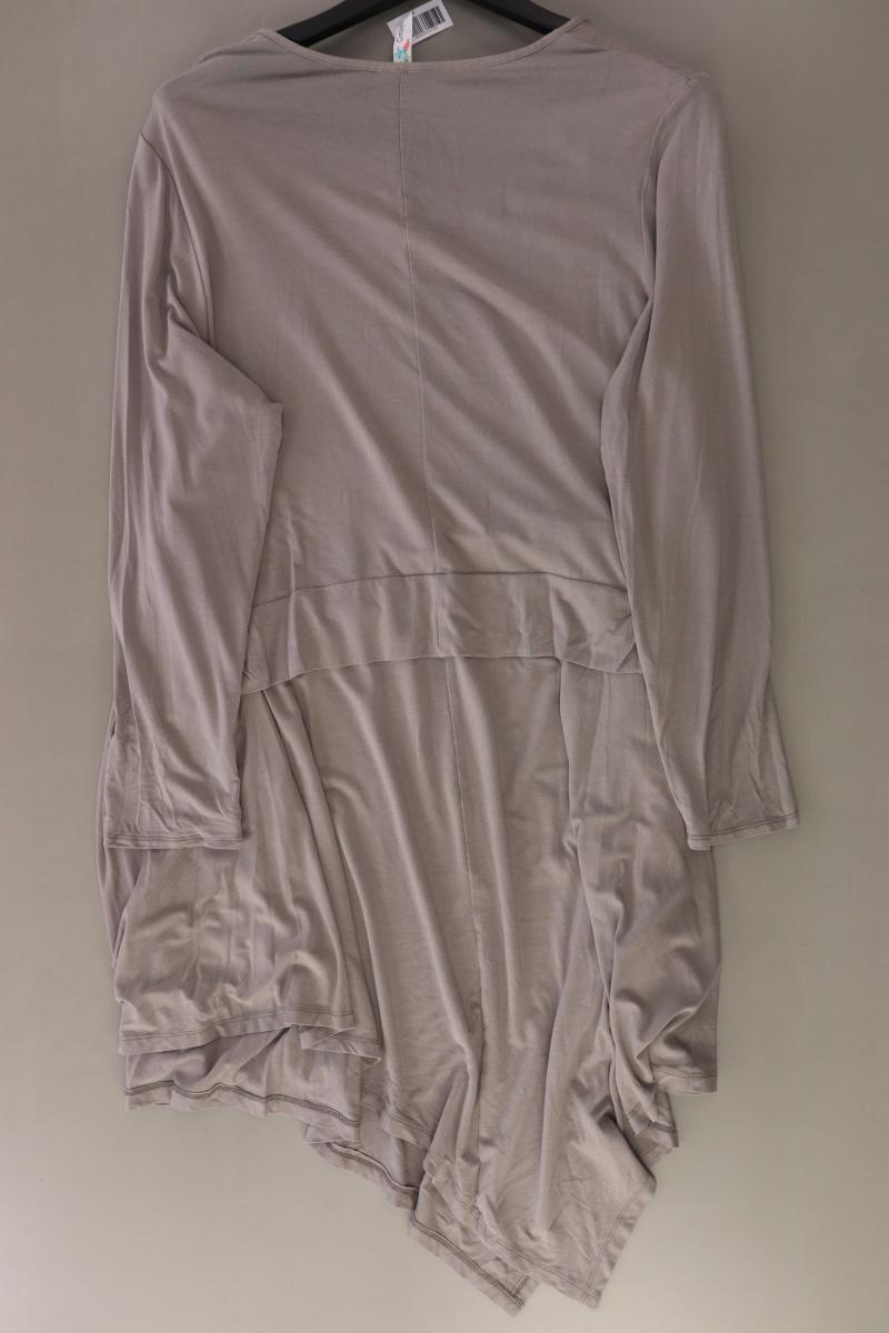 amaryllis Shirt Gr. 50 Langarm grau aus Baumwolle