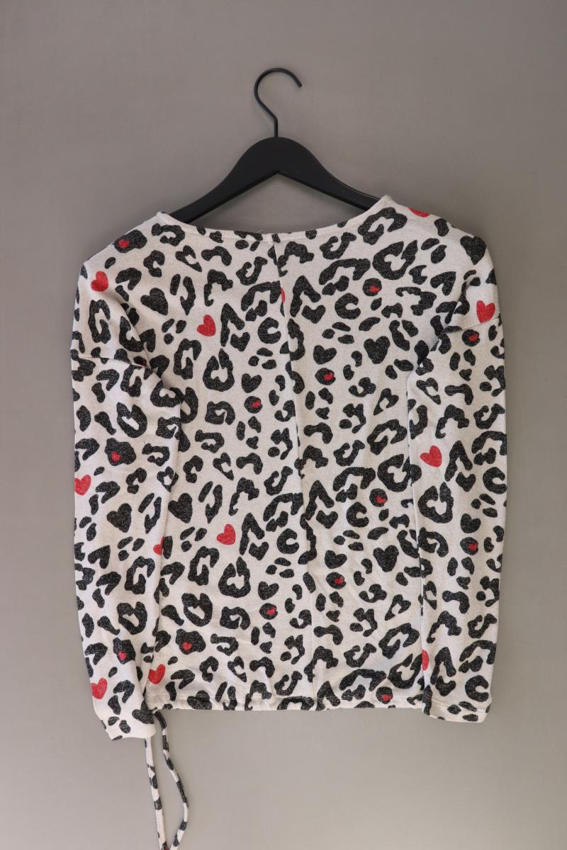 Street One Langarmpullover Gr. 36 mit Tierdruck creme aus Viskose