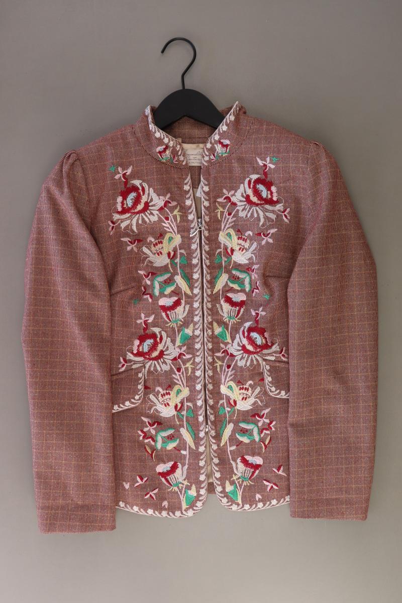 Himmelblau Regular Blazer Gr. 36 kariert rot aus Polyester
