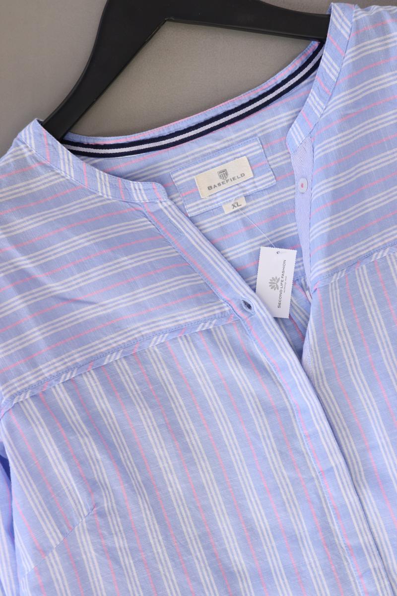 Second Hand Outfit Größe XL mit Basefield Langarmbluse in Gr. XL und Halskette