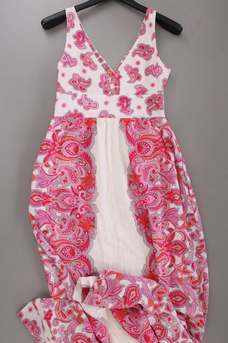 Tibi New York Seidenkleid Gr. US 4 (S) mit Paisleymuster Ärmellos rosa