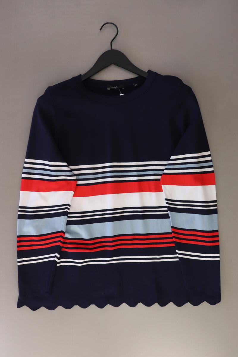 Bonita Langarmpullover Gr. XXL gestreift blau