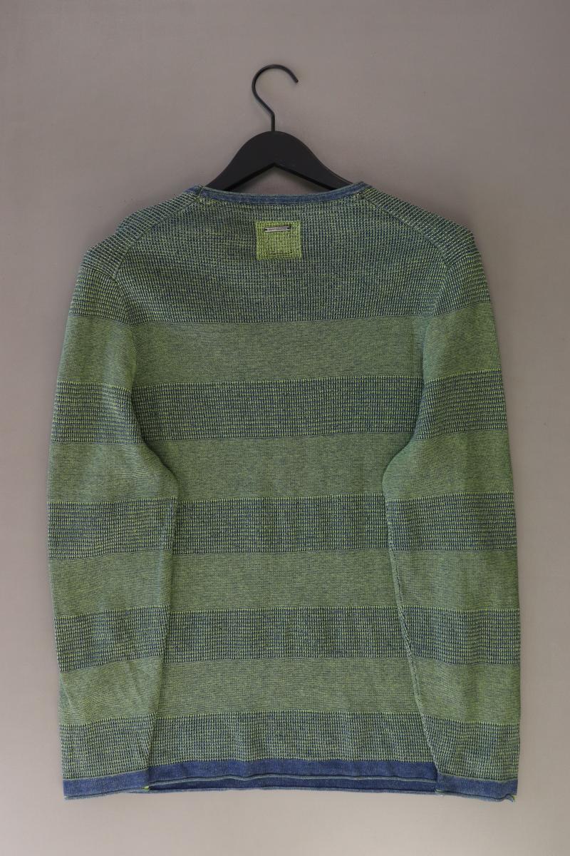 Engbers Feinstrickpullover für Herren Gr. M grün aus Baumwolle