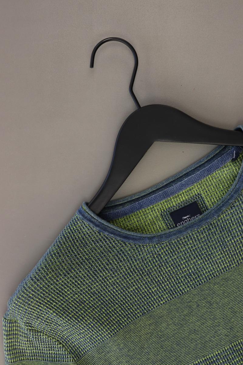 Engbers Feinstrickpullover für Herren Gr. M grün aus Baumwolle