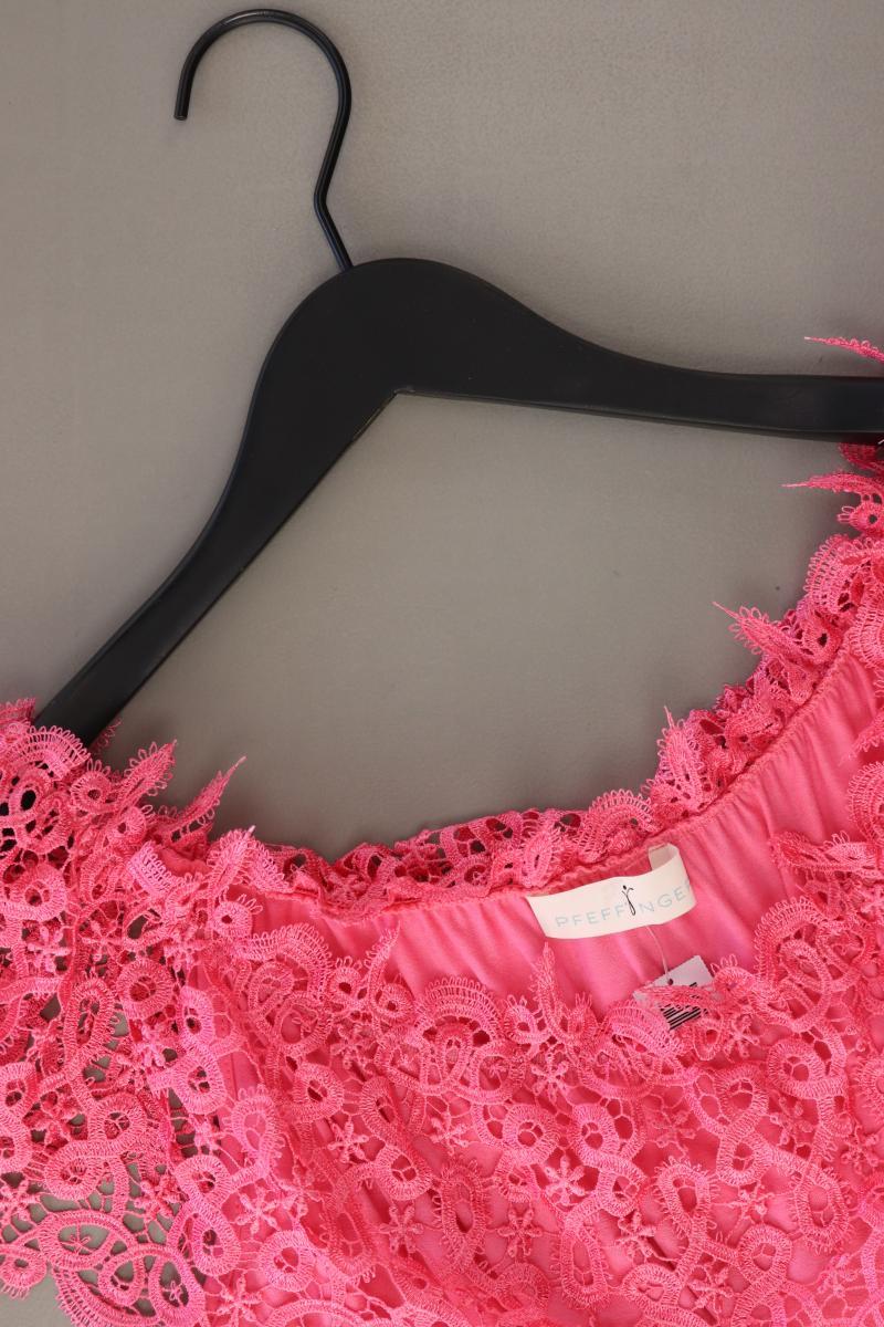 Pfeffinger Kurzarmbluse Gr. 46 pink aus Viskose