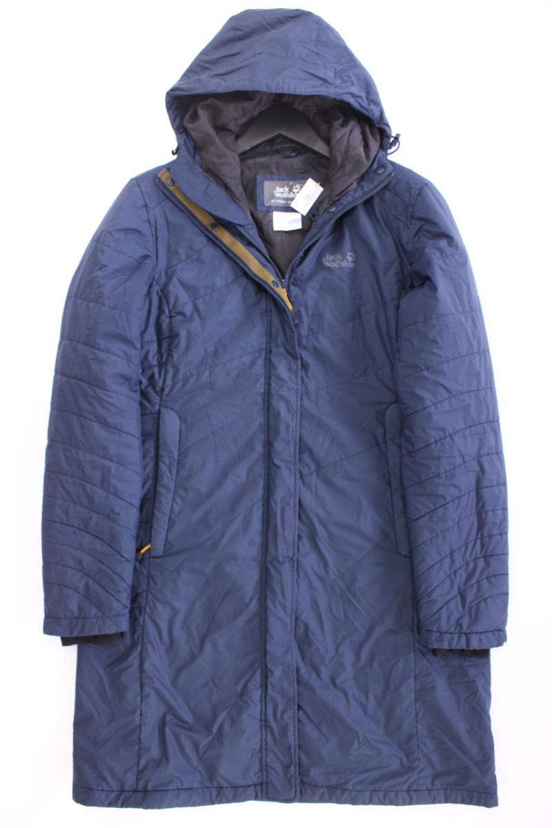 Jack Wolfskin Kapuzenmantel Gr. L blau aus Polyester