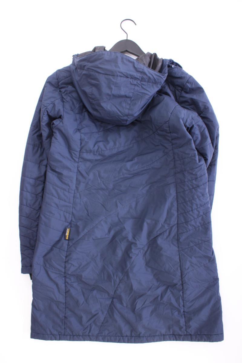 Jack Wolfskin Kapuzenmantel Gr. L blau aus Polyester