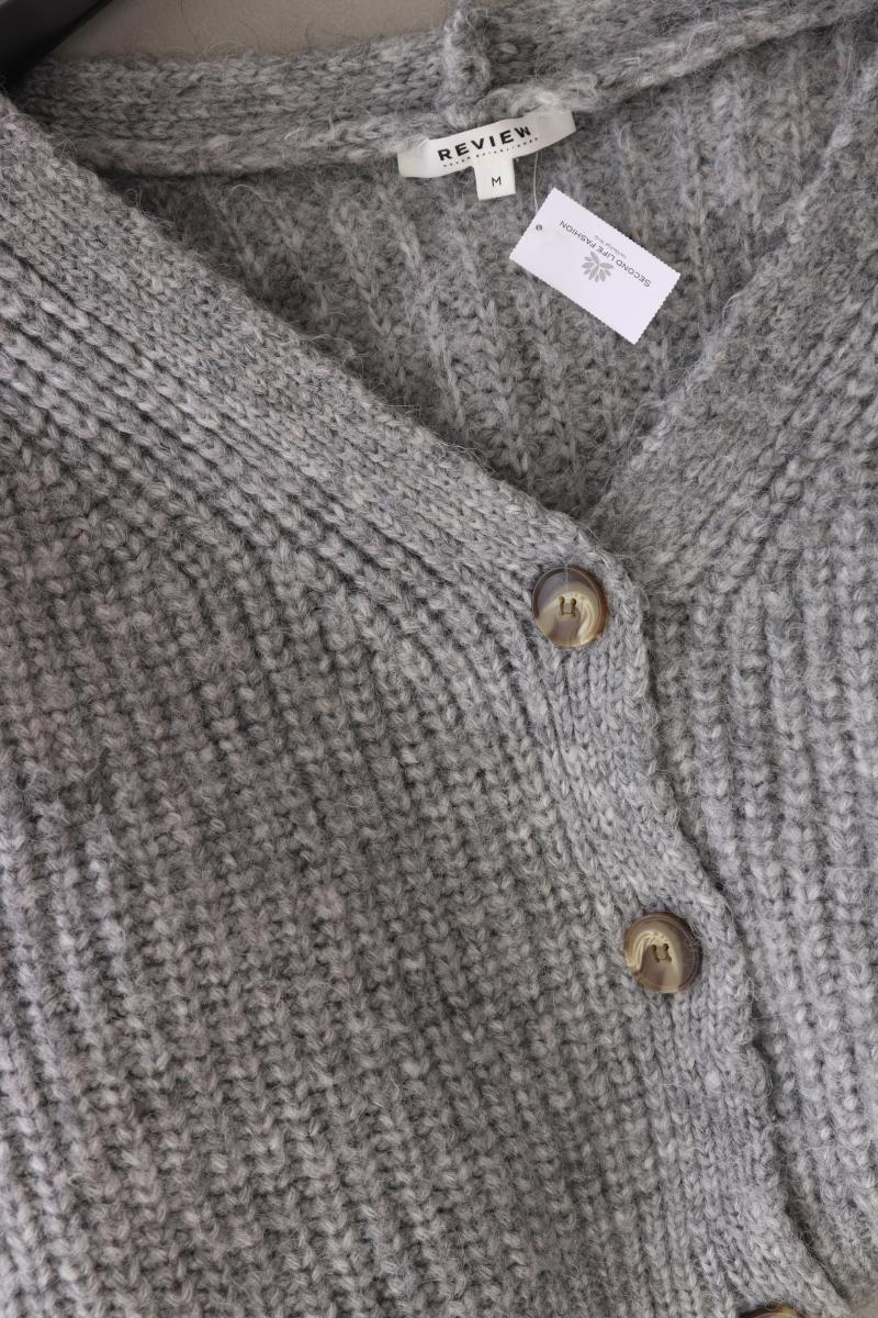 Review Strickjacke Gr. M Langarm grau