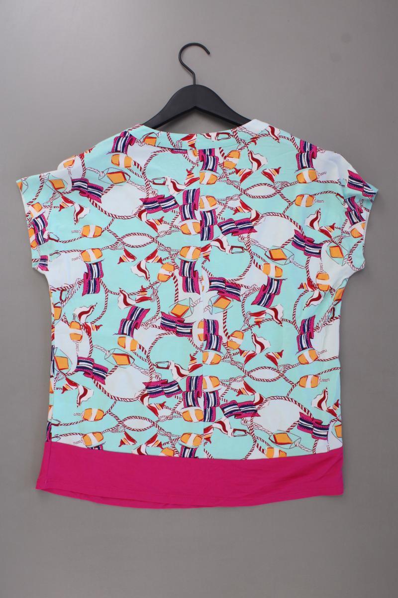 Helena Vera Printshirt Gr. 40 neuwertig Kurzarm türkis aus Viskose