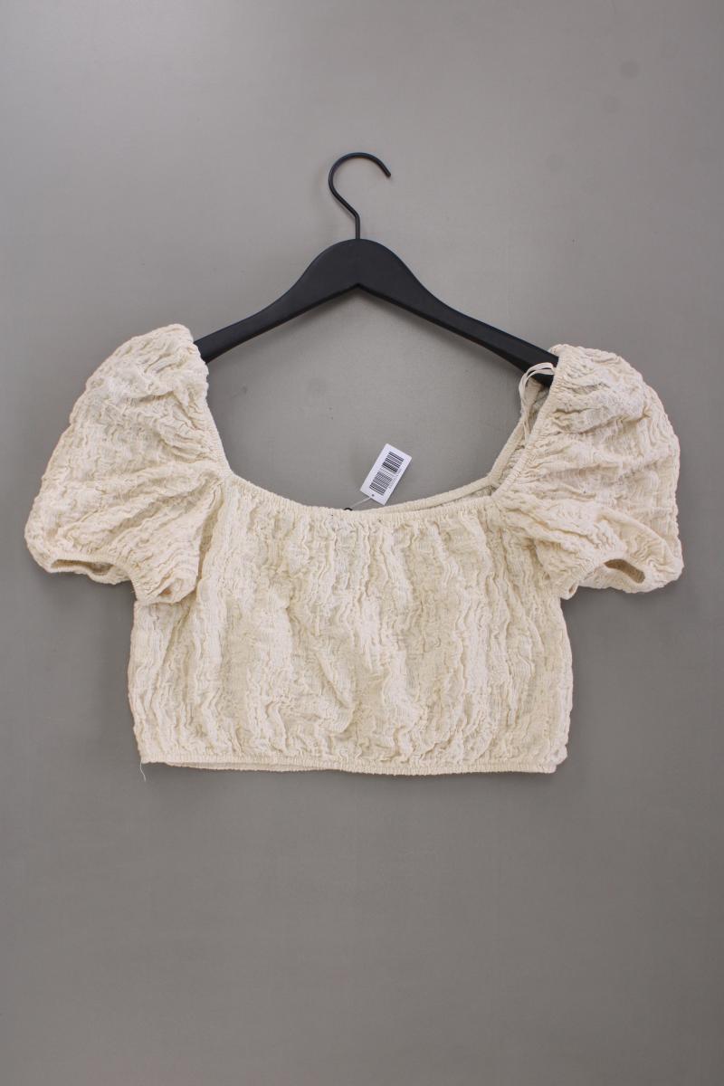Zara Crop Top Gr. L creme