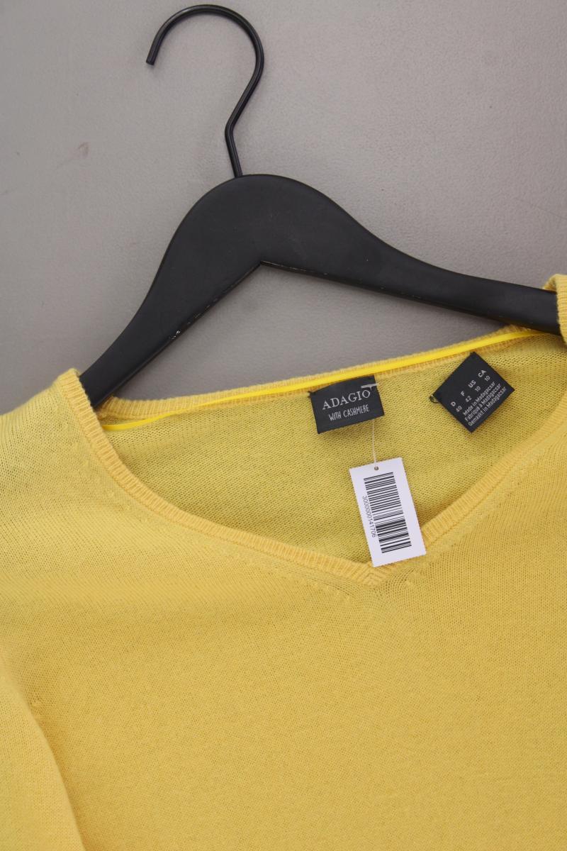 Adagio Wollpullover Gr. 40 gelb