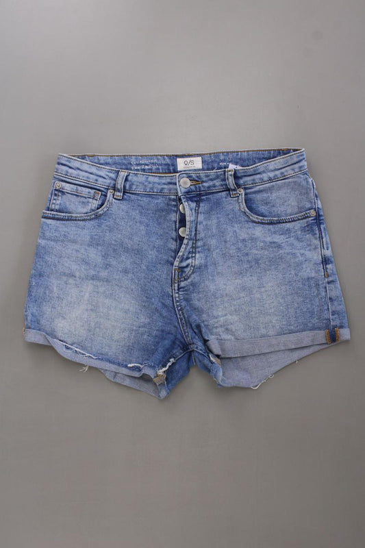QS by s.Oliver Jeansshorts Gr. 40 blau aus Baumwolle