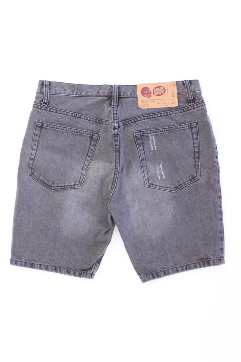 Cheap Monday Jeansshorts für Herren Gr. W33 neuwertig grau aus Baumwolle