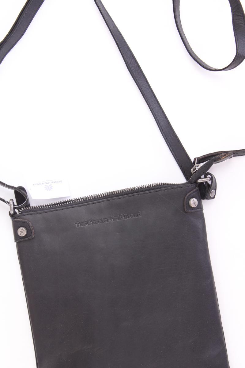 The Chesterfield Brand Umhängetasche schwarz aus Leder