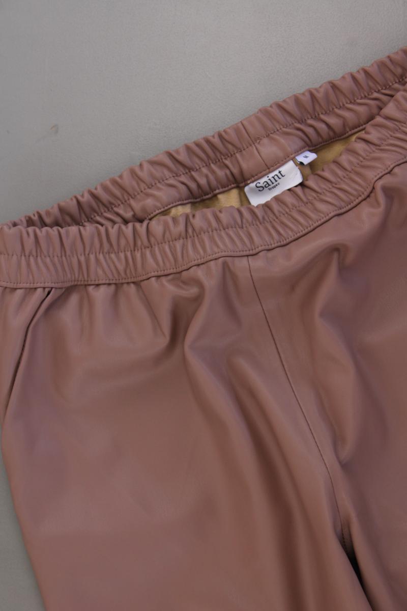 Saint Tropez Kunstlederhose Gr. M neuwertig braun aus Polyurethan