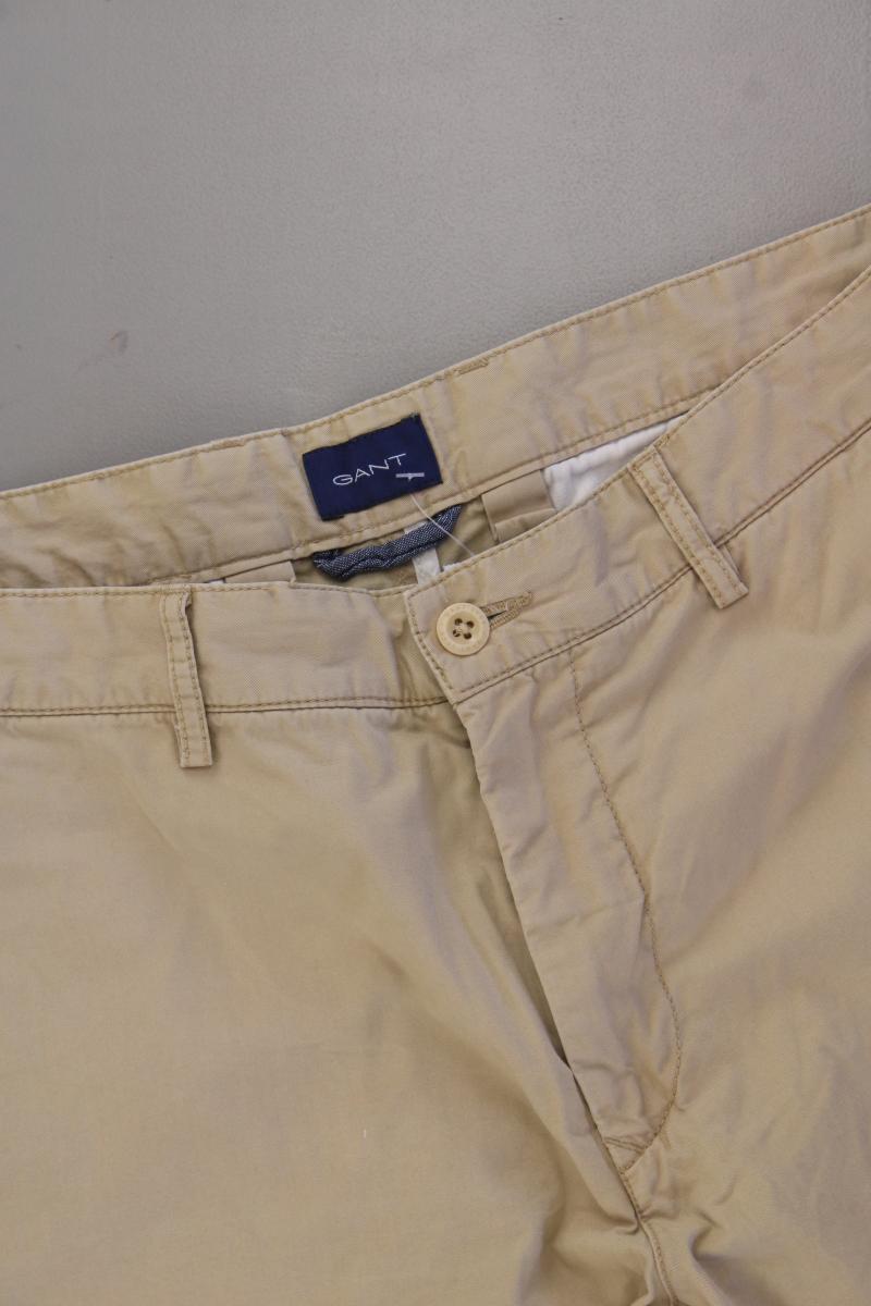 Gant Chino Shorts für Herren Gr. W34 creme aus Baumwolle