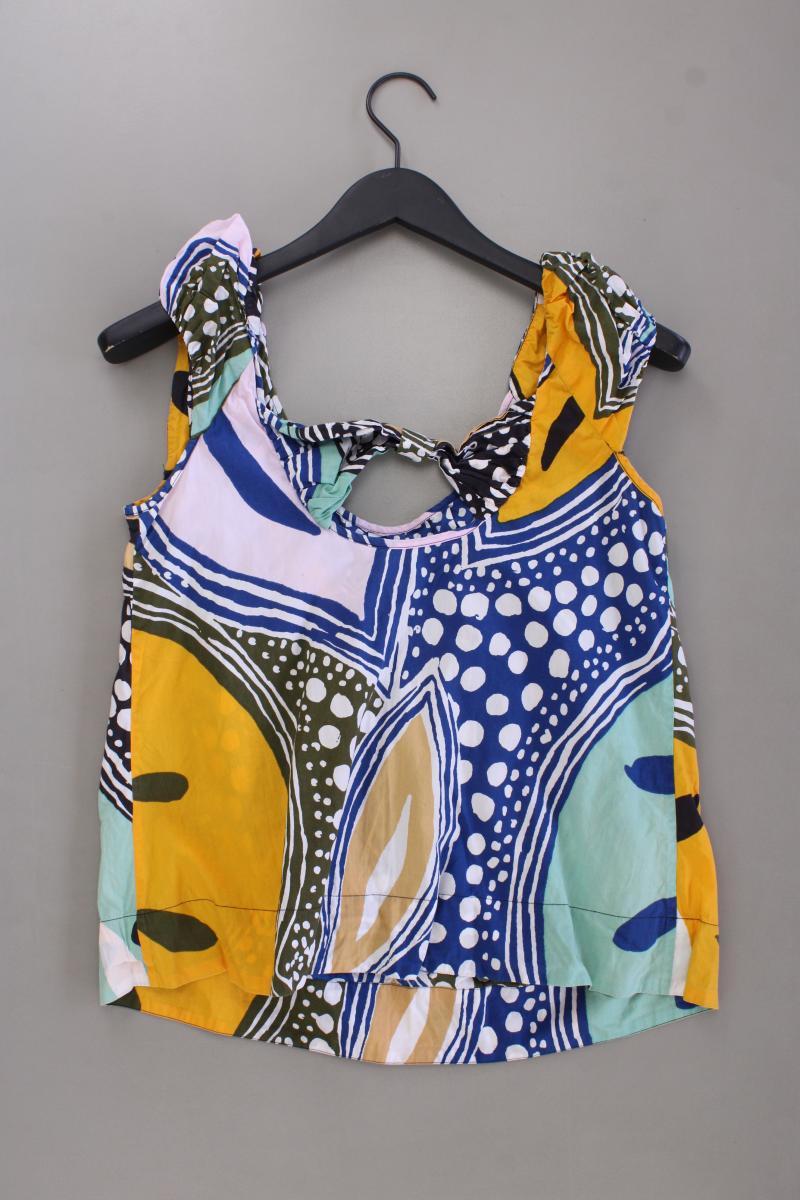Diane von Furstenberg Ärmellose Bluse Gr. US 8 (M) mehrfarbig aus Baumwolle