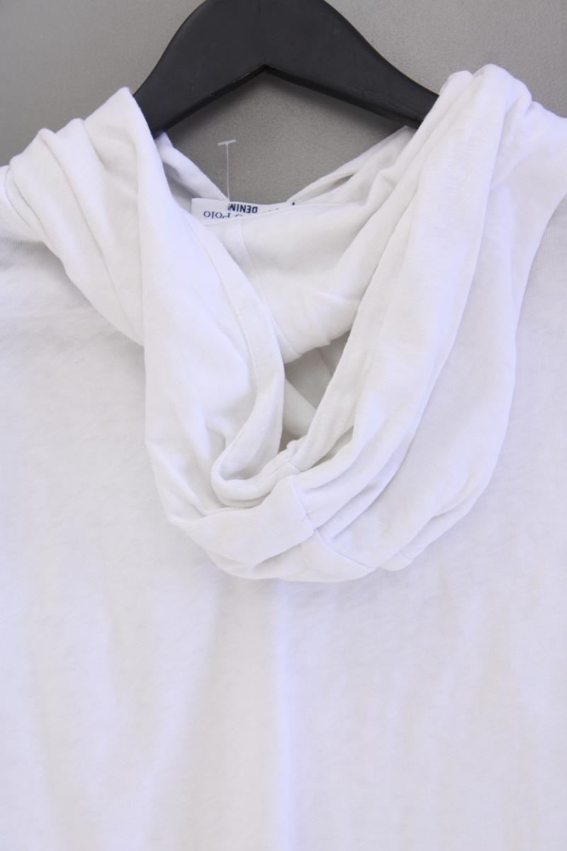Marc O'Polo Cropped Langarmshirt Gr. M weiß aus Baumwolle