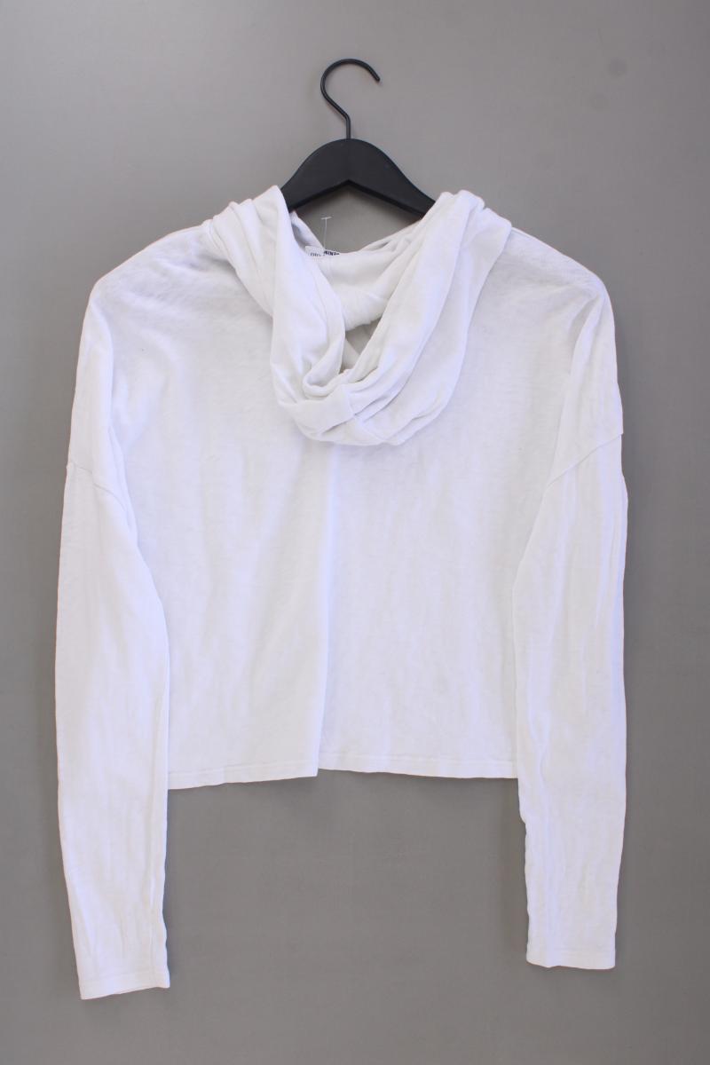 Marc O'Polo Cropped Langarmshirt Gr. M weiß aus Baumwolle