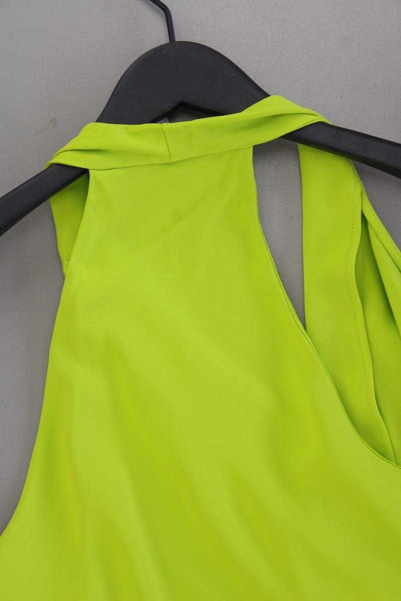 Mango Neon Neckholder Top Gr. M neuwertig grün aus Polyester