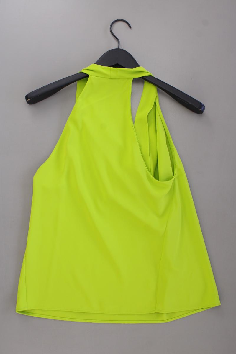 Mango Neon Neckholder Top Gr. M neuwertig grün aus Polyester