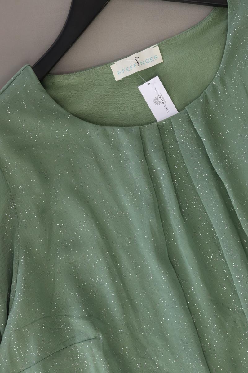 Pfeffinger Langarmbluse Gr. 44 grün aus Polyester