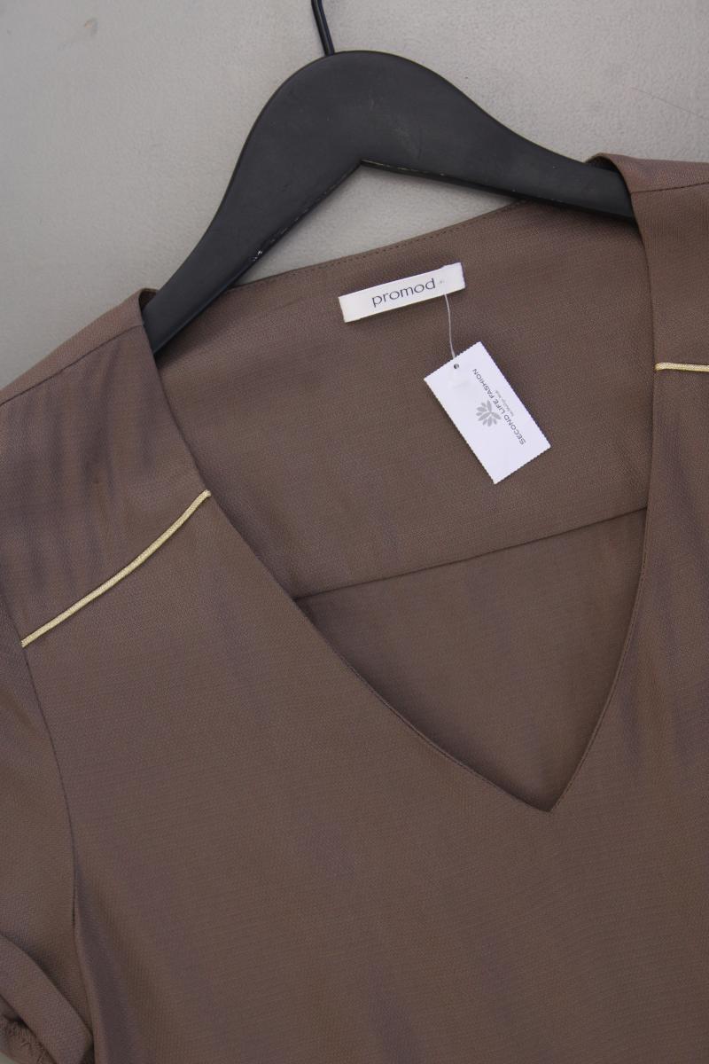 Promod Kleid Gr. 38 Kurzarm braun