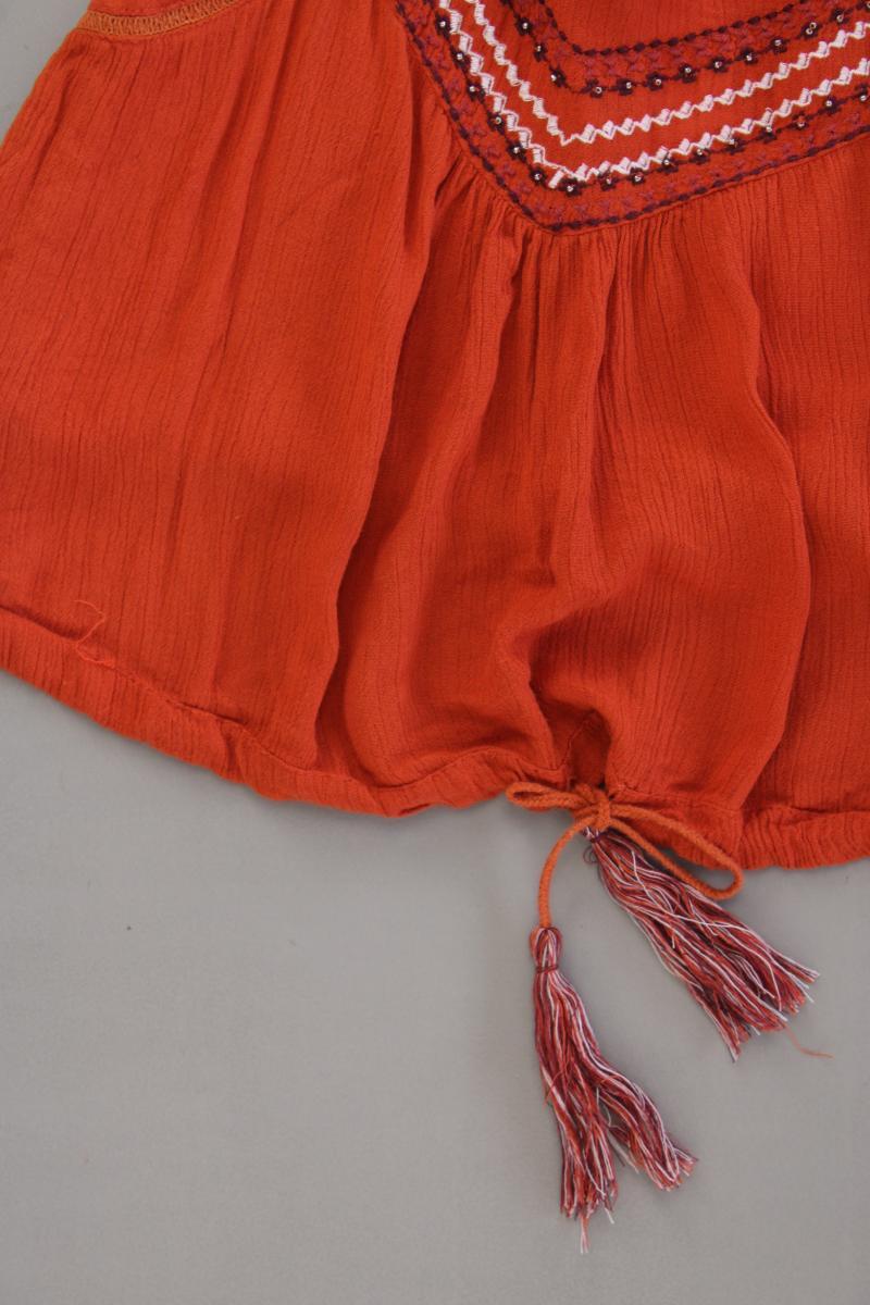 Pull&Bear Crop Top Gr. M orange aus Viskose