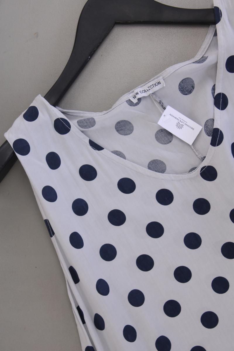 New Collection Maxikleid Gr. OneSize gepunktet Ärmellos grau aus Viskose