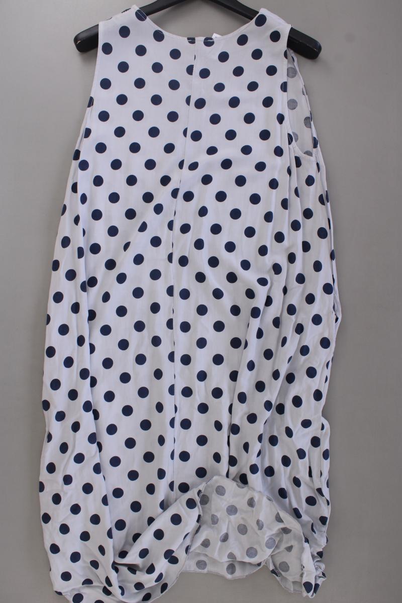 New Collection Maxikleid Gr. OneSize gepunktet Ärmellos grau aus Viskose